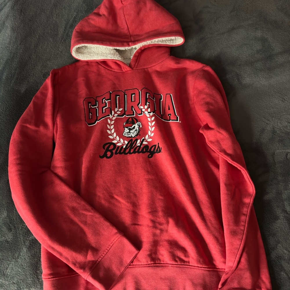 Red Georgia Bulldogs hoodie size Medium